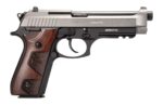 Taurus 1-92015C1-HW2 PT92 9mm Luger 17+1 5" Black Barrel, Tungsten Gray Cerakote Steel Serrated Slide, Black Cerakote Steel Frame w/Beavertail & Picatinny Rail, Altamont Wood Grip 2 197951