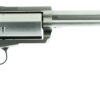 Magnum Research BFR45707B BFR Long Cylinder Extra Large 45-70 Gov 5 Shot 7.50" Brushed Stainless Steel Barrel, Cylinder & Frame, Bisley White Laminate Grip, Exposed Hammer 2 24771