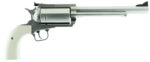 Magnum Research BFR45707B BFR Long Cylinder Extra Large 45-70 Gov 5 Shot 7.50" Brushed Stainless Steel Barrel, Cylinder & Frame, Bisley White Laminate Grip, Exposed Hammer 2 24771