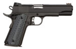 Rock Island 51623 Rock Ultra FS 9mm Luger Caliber with 5" Barrel, 10+1 Capacity, Overall Black Parkerized Finish Steel, Beavertail Frame, Serrated Slide & Black/Gray G10 Grip 2 35200