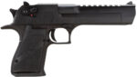 Magnum Research DE357 Desert Eagle Mark XIX 357 Mag Caliber with 6" Picatinny Rail Barrel, 9+1 Capacity, Overall Black Finish Carbon Steel, Beavertail Frame, Serrated Slide & Rubber Grip 2 49465