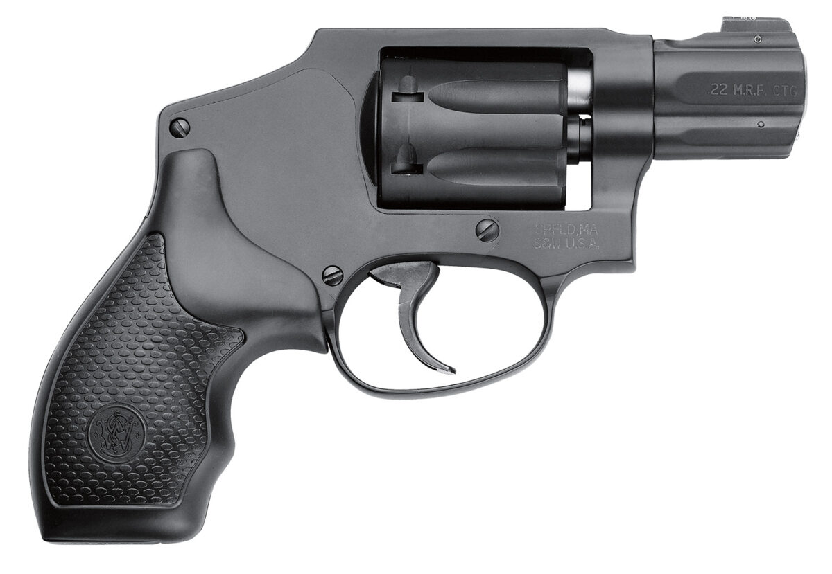 Smith & Wesson 103351 Model 351 Classic 22 WMR 7 Shot 1.88" Black Stainless Steel Barrel, Black Aluminum Cylinder & J-Frame, Internal Hammer, XS Sights White Dot Front Sight 1 61751