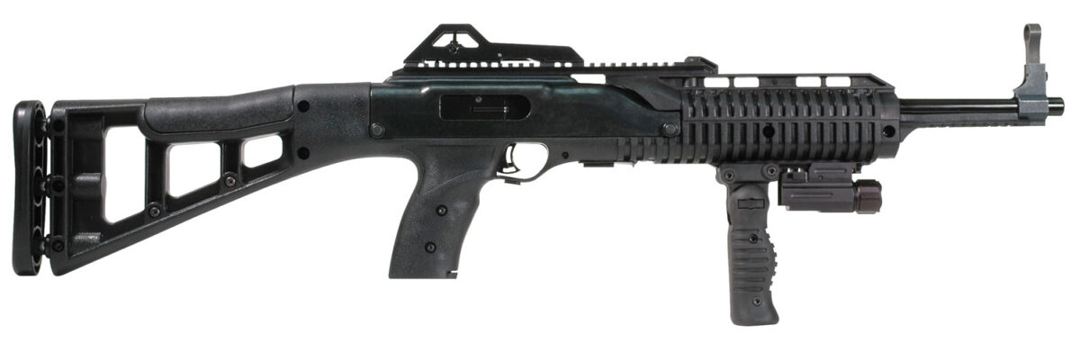 Hi-Point 995FGFLTS 995TS Carbine 9mm Luger 16.50" 10+1 Black All Weather Molded Stock W/Forward Folding Grip and Weapon-Mounted Flashlight 1 62395