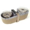 0084219 rwb ar15 100rd double drum mag with pouch tan