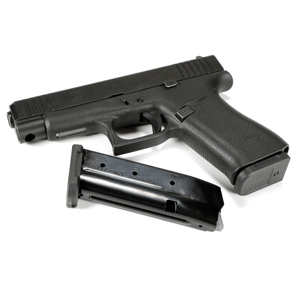 0098951 shield arms s15 starter kit gen3 glock 43x48 15rd mag w steel mag release