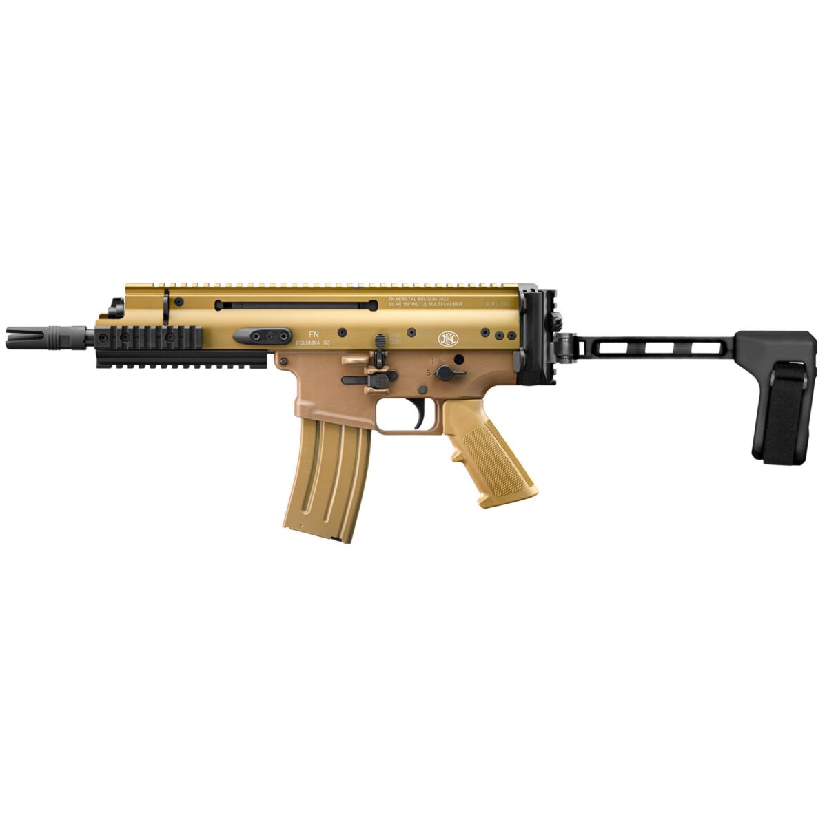 0111530 fn scar 15p fde 556 30rd w folding brace