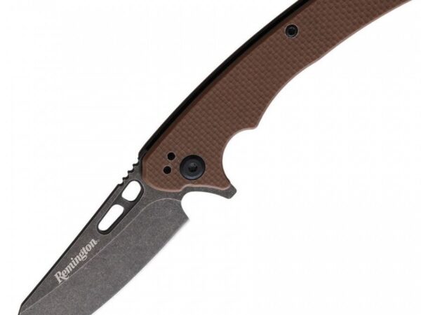 Remington 15664 EDC Linerlock Knife with Brown Handles