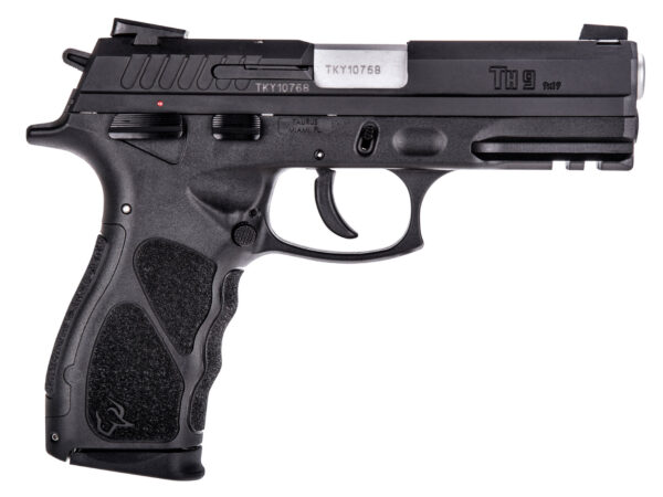 Taurus 1TH9041 TH  Full Size 9mm Luger 17+1 4.27" Matte Stainless Steel Barrel, Matte Black Serrated Slide, Black Polymer Frame w/Picatinny Rail, Black Finger Grooved Polymer Grip Right Hand