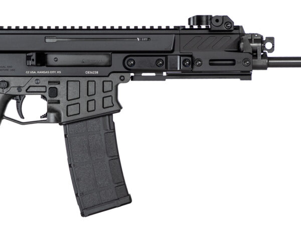 CZ-USA 91451 Bren 2 MS  5.56x45mm NATO 30+1 11.14" Black Cold Hammer Forged Barrel  & Frame, Black Polymer Grips