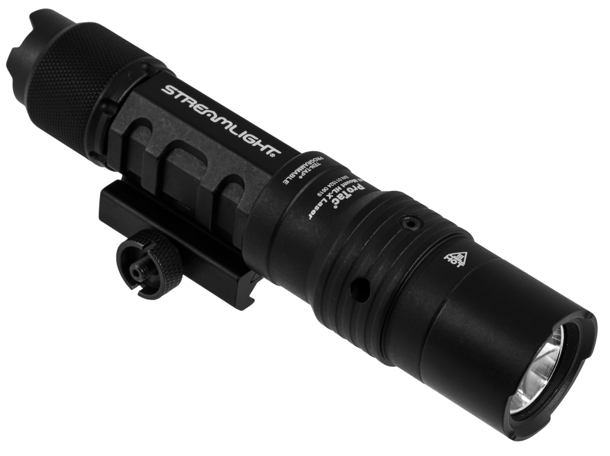 Streamlight 88089 ProTac HL-X Rail Mount Black Anodized Aluminum 60/1000 Lumens, White LED Bulb/Red Laser, 270 Meters, Beam Picatinny Rail Mount 1 111046