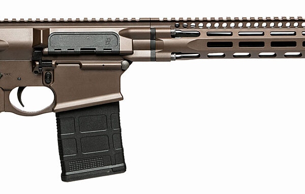 Daniel Defense 0215820057047 DD5 V4 Gen II 6.5 Creedmoor 18" 20+1 Mil-Spec Brown Cerakote Black 6 Position w/SoftTouch Overmolding Stock MLOK