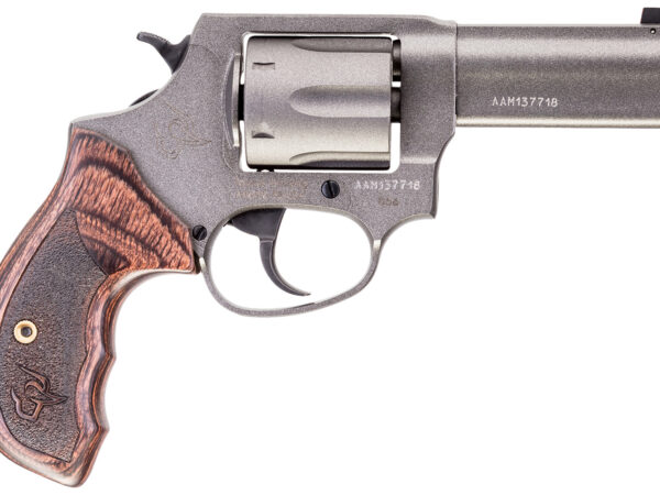 Taurus 2-8563CNS 856 Defender Small 38 Special +P 6 Shot 3" Tungsten Cerakote Stainless Steel Barrel, Cylinder & Frame, Altamont Wood Grip, Transfer Bar Safety, Exposed Hammer