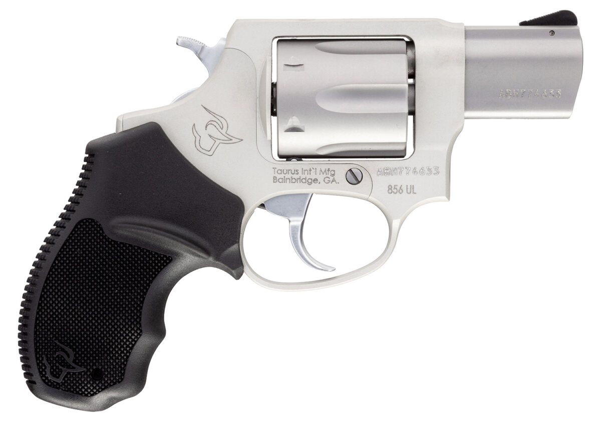 Taurus 2-85629UL 856 Ultra-Lite *CA Compliant 38 Special 6rd 2" Matte Stainless Steel Black Rubber Grip 1 129118