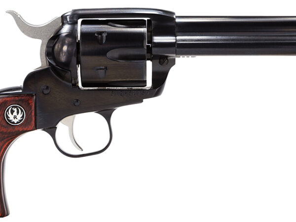 Ruger 5106 Vaquero  Medium Frame 357 Mag/38 Special 6rd 5.50" Blued Alloy Steel Barrel, Cylinder & Frame, Hardwood Grip, Transfer Bar Safety, Exposed Hammer