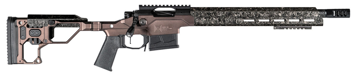 Christensen Arms 8010300800 Modern Precision 308 Win 16" Threaded Carbon Fiber Barrel 5+1, Black Nitride Finish, Desert Brown Anodized Folding Stock, Polymer Grip 1 146169