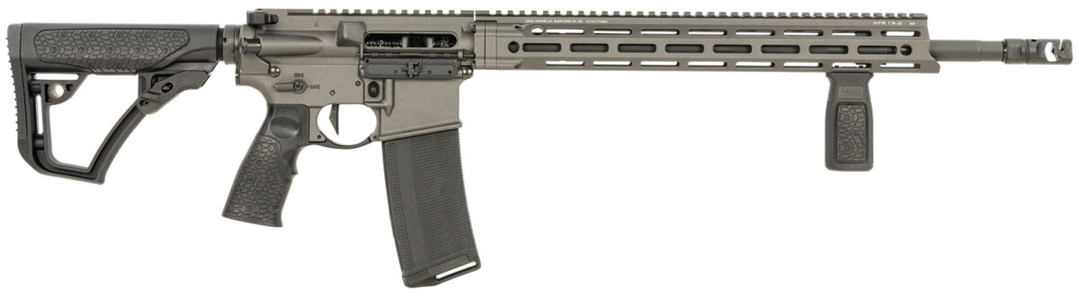 Daniel Defense 0212810739047 DDM4 V7 Pro 5.56x45mm NATO 18" 30+1, Cobalt Rec, Black OEM Overmolded Stock & Grip, Geissele Trigger 1 154047