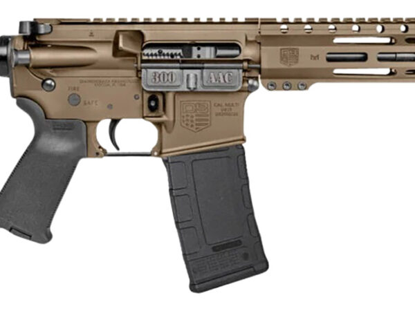 Diamondback DB1915B061 DB15  300 Blackout 28+1 10", FDE, Carbon Lower, 9" M-LOK Handguard, Black Padded Buffer Tube/Magpul Grip