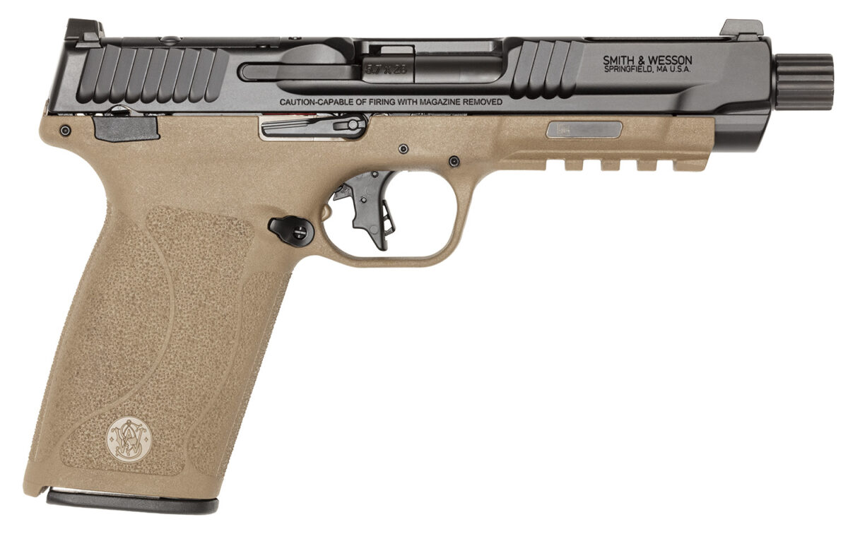 S&W M&P 5.7 14078 5.7X28 OR 5(2)22R BLK/FDE 1 158475