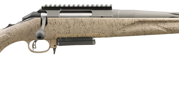 Ruger 46928 American II Ranch Full Size 6.5 Creedmoor 3+1 16.10" Cobalt Cerakote Spiral Threaded Barrel, Picatinny Rail Steel Receiver, Flat Dark Earth Splatter Adj Comb Synthetic Stock