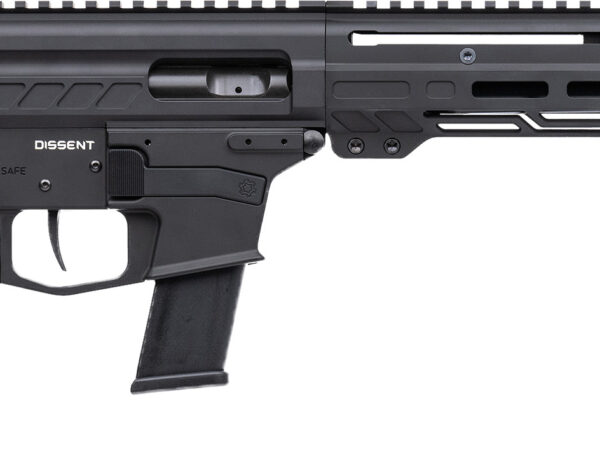 CMMG 45A4C0FAB Dissent MKG 45 ACP 13+1 6.50" Black Nitride Medium Taper Threaded Barrel, CMMG 5.5" M-LOK Handguards, Black Armor Cerakote Aluminum Picatinny Rail Receiver, CMMG Zeroed Grips