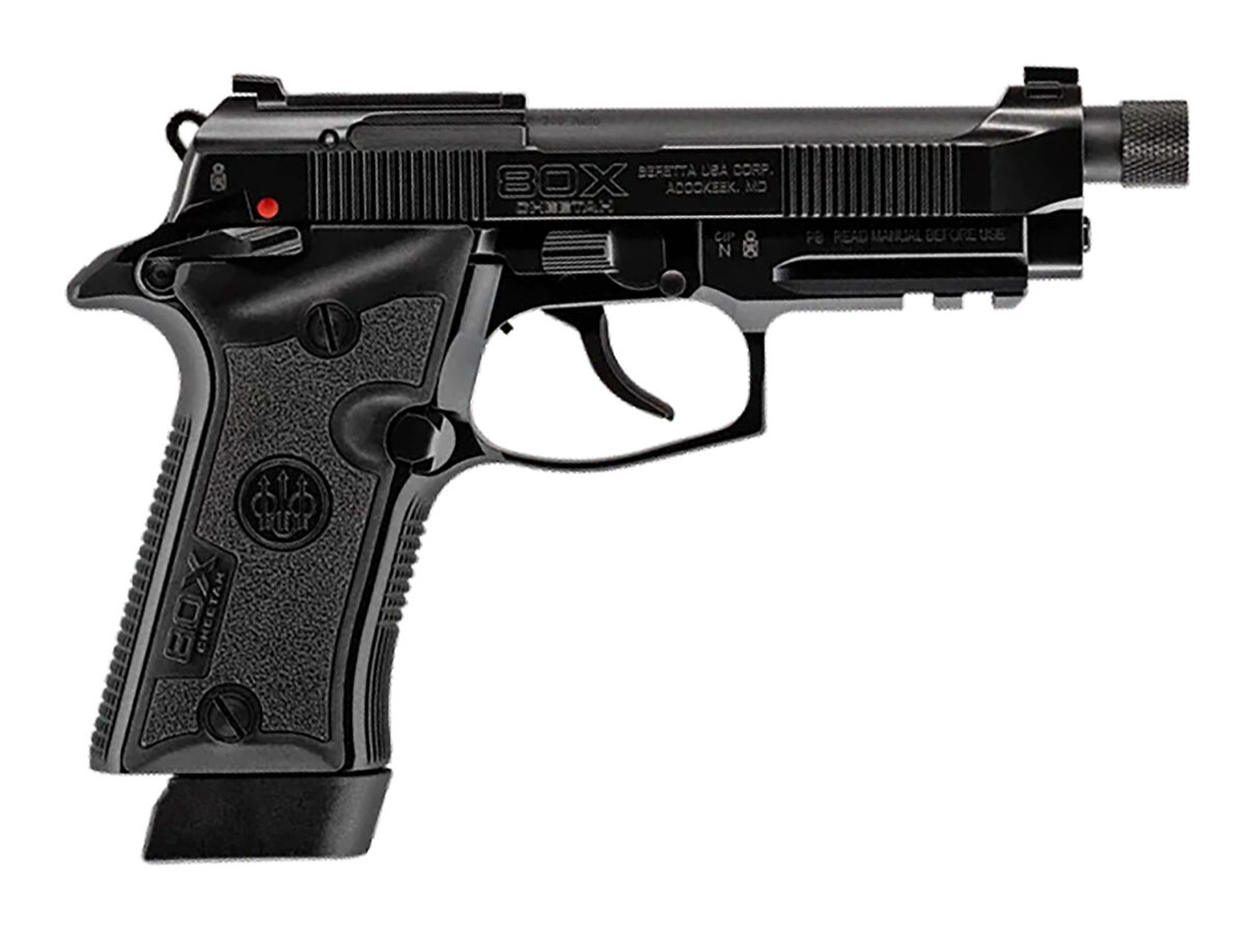 Beretta USA J80XTU15 80X Cheetah Tactical Urban W/ Threaded Barrel 380 ACP 15+1 4.40" Black 1 168461