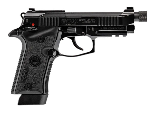 Beretta USA J80XTU15 80X Cheetah Tactical Urban W/ Threaded Barrel 380 ACP 15+1 4.40" Black