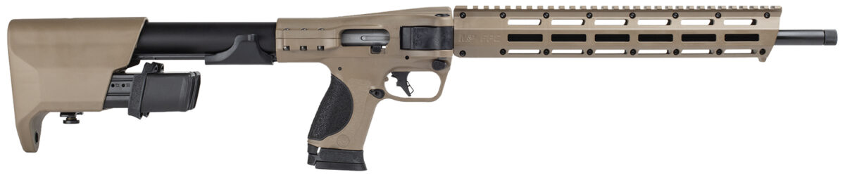 Smith & Wesson 14376 M&P FPC 9mm Luger 23+1 18.60" Black Oxide Flat Dark Earth Cerakote Aluminum Receiver M-LOK Handguard Polymer Stock Palm Swell Grip 1 169483