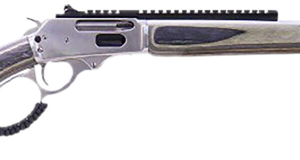 Rossi 950444189LW R95  444 Marlin 5+1 18" Matte Stainless Threaded Barrel, Stainless Polished Stainless Steel Receiver, Fixed Laminate Stock