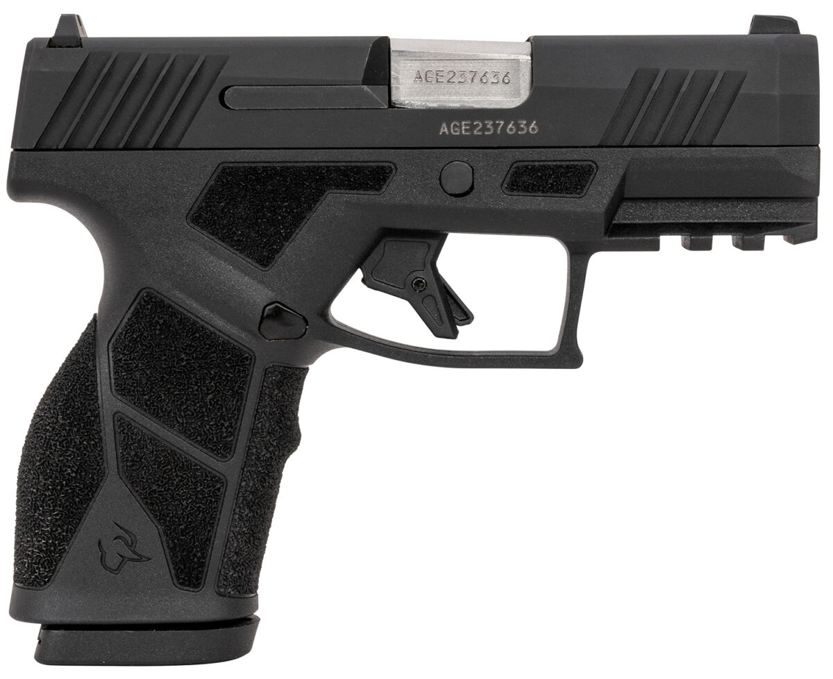 Taurus 1-GX2931 GX2 Compact Frame 9mm Luger 13+1 3.38" Black Steel Barrel, Matte Black Serrated Alloy Steel Slide, Black Polymer Frame w/Picatinny Rail, Polymer Grip 1 170110