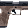 Taurus 1-GX2931B GX2 9mm Luger 13+1 3.37" Matte Stainless Steel Barrel, Matte Black Serrated Stainless Steel Slide, Brown Polymer Frame w/Picatinny Rail, Polymer Grip 2 170112