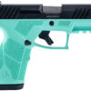Taurus 1-GX2931C GX2 9mm Luger 13+1 3.37" Matte Stainless Steel Barrel, Matte Black Serrated Stainless Steel Slide, Cyan Polymer Frame w/Picatinny Rail, Polymer Grip 2 170114