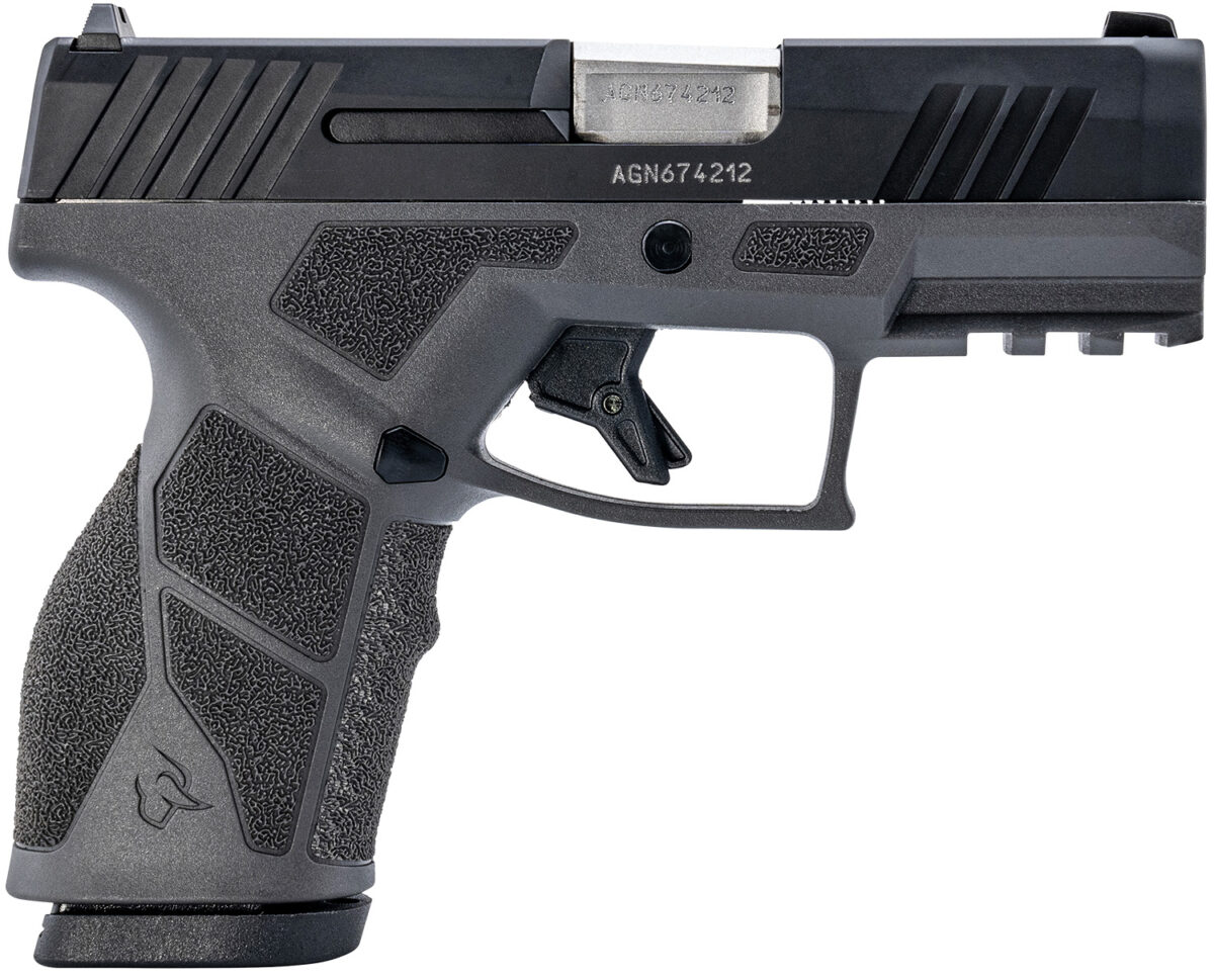 Taurus 1-GX2931G-10 GX2 9mm Luger 10+1 3.37" Matte Stainless Steel Barrel, Matte Black Serrated Stainless Steel Slide, Gray Polymer Frame w/Picatinny Rail, Polymer Grip 1 170119