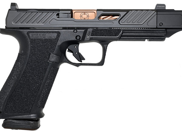 Shadow Systems SS2239CA DR920P Elite 9mm 10+1 Bronze TICN Black Nitride Optic Cut/Serrated/Window Cut Stainless Steel Slide Black Black Interchangeable Backstrap Grip *CA Compliant