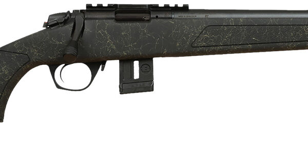 Bergara Rifles BMR011 BMR-X  17 HMR 10+1 18" Blued Heavy Threaded Barrel, Blued Picatinny Rail Receiver, Adj LOP Green w/Black Webbing Synthetic Stock