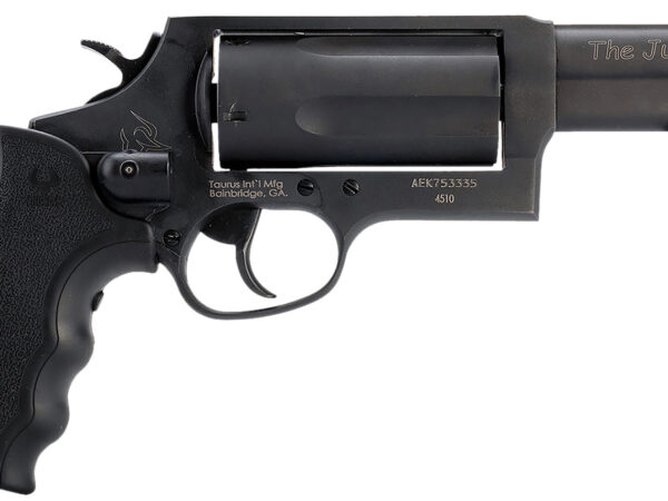 Taurus 2-441031TVL Judge w/Laser Compact 45 Colt (Long Colt) 410 Bore 5rd 3" Matte Black Alloy Steel Barrel, Cylinder & Frame, Viridian Laser, Transfer Bar Safety