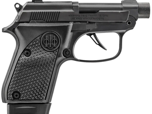 Beretta USA J20X22R8TB 20X Bobcat 22 LR 8+1 2.80" Black Steel Barrel, ELS/Serrated Steel Slide & Polymer Frame w/Beavertail, Helica Texture Grip