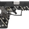 Taurus 1-GX2931-10EN1 GX2 Compact Frame 9mm Luger 10+1 3.38" Stainless Steel Barrel, Matte Black Serrated Alloy Steel Slide, Black w/Eagle, Stars & Stripes Polymer Frame w/Accessory Rail 2 179229