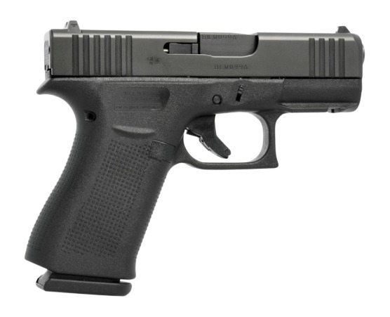 Glock PX4350201FR G43X  Slim Sub-Compact Frame 9mm Luger 10+1 3.41" Black GMB Barrel, Black nDLC Serrated Steel Slide, Black Polymer Frame w/Picatinny Rail, Black Textured Polymer Grip, Ambidextrous