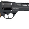 Chiappa Firearms 340.343 Rhino 60DS 10mm Auto 6 Shot 6" Black Anodized Picatinny Rail/Vent Rib Barrel, Black Cylinder, Black Anodized Aluminum Frame w/Picatinny Rail, Walnut Grip 2 180460