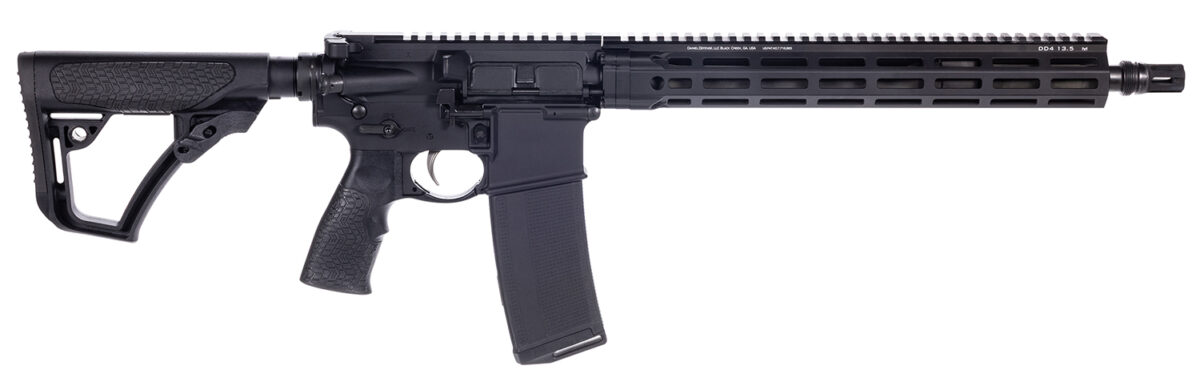 Daniel Defense 0220105296047 DD4 RIII SLW 5.56 NATO 30+1 14.50" Black 1 184388