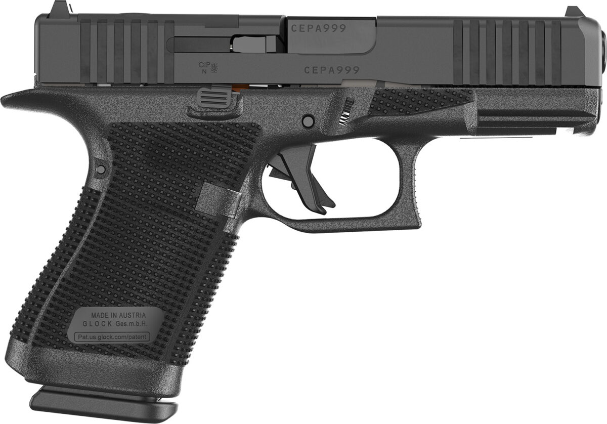 Glock P61950201 G19 Gen6 9mm Luger 10+1 4.02" Black GMB Barrel & Optic Ready/Serrated Slide, Black Polymer Frame w/Accessory Rail, Interchangeable Backstrap Grip, Ambidextrous 1 186900