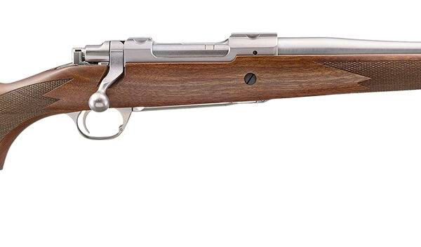 Ruger 67105 Hawkeye Hunter 6.5 Creedmoor 4+1 16.60" Satin Threaded Barrel, Satin Stainless Steel Receiver w/Integral Scope Mount, American Walnut Fixed Stock, Right Hand
