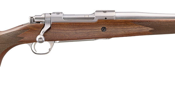 Ruger 67107 Hawkeye Hunter 358 Win 4+1 16.60" Satin Threaded Barrel, Satin Stainless Steel Receiver w/Integral Scope Mount, American Walnut Fixed Stock, Right Hand
