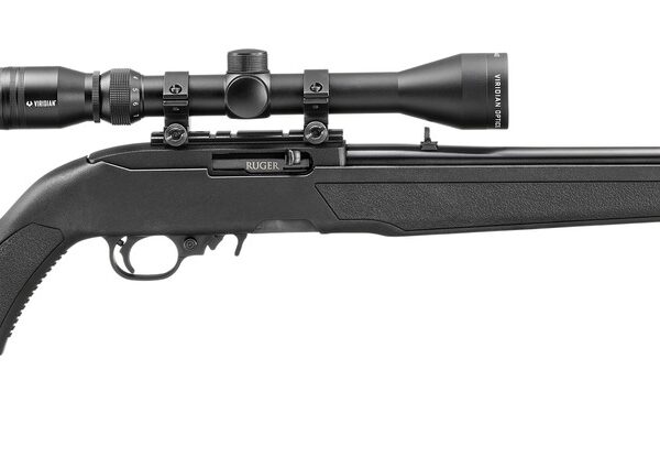 Ruger  10/22 w/Optic 22 LR 10+1 18.50" Satin Stainless Steel Barrel & Drilled & Tapped Receiver, Black Fixed w/M-LOK Polymer Stock, Viridian EON 3-9x40mm Scope