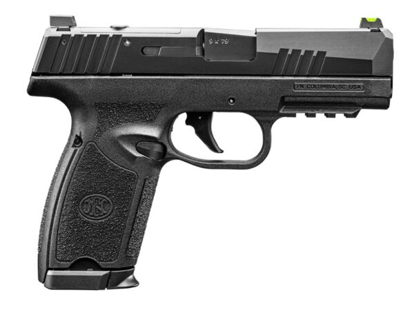 FN  309 MRD 9mm Luger 20+1 3.80" Black Steel Barrel & Optic Ready/Serrated Slide, Black Polymer Frame w/Picatinny Rail, Textured Grip, RMSc/DPP Footprint, Ambidextrous