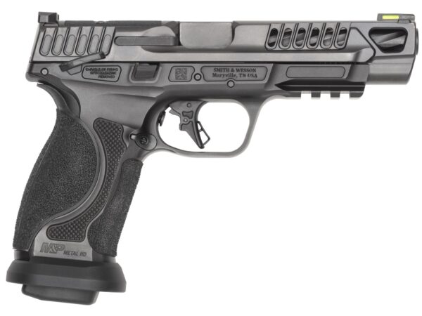 Smith & Wesson 14071 M&P M2.0 Competitor HD 9mm Luger 10+1 5" Overall Black Armornite Stainless Steel Spiral Fluted Barrel, Lightening Cut/Optic Ready/Serrated Slide & Stainless Steel Frame w/Picatinn