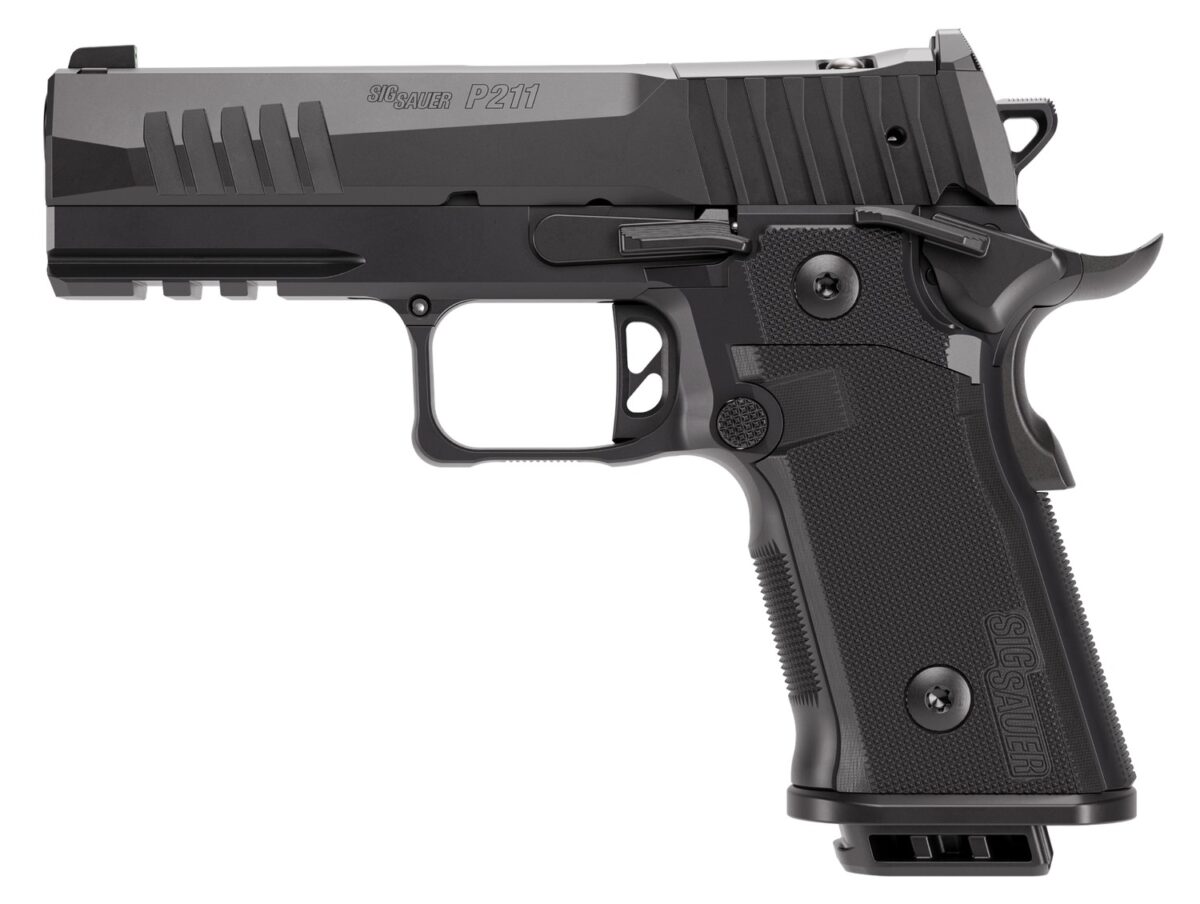 Sig Sauer 211CA9GT4 P211 GT4 Carry 9mm Luger 21+1 4.20" Black Barrel, Black Nitron Stainless Steel Optic Ready/Serrated Slide & Stainless Steel Frame w/Beavertail & Picatinny Rail, G10 Grip Panels, SI 1 191996