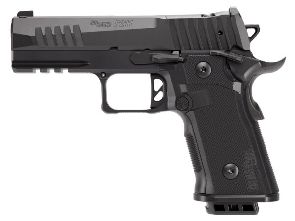 Sig Sauer 211CA9GT4 P211 GT4 Carry 9mm Luger 21+1 4.20" Black Barrel, Black Nitron Stainless Steel Optic Ready/Serrated Slide & Stainless Steel Frame w/Beavertail & Picatinny Rail, G10 Grip Panels, SI
