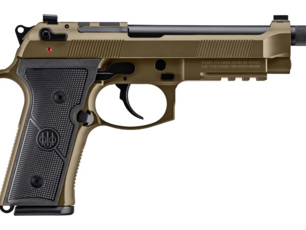 Beretta USA JS92M9A4GBRZ15 M9A4 Overlanding Full Size Frame 9mm Luger 15+1 5.10" Black Threaded Barrel, Nomad Bronze Cerakote Steel Optic Ready/Serrated Slide, Nomad Bronze Cerakote Aluminum Frame w/B