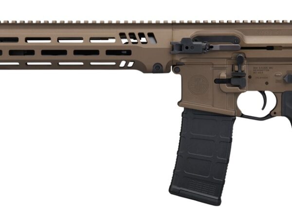 Sig Sauer R516G3556N16BBRZ 516 G3 5.56 NATO 30+1 16" Black Threaded Barrel, Bronze Cerakote Aluminum Receiver w/Picatinny Rail, M-LOK Handguard, Magpul DT Black Polymer Stock, AR Compatible Reduced An